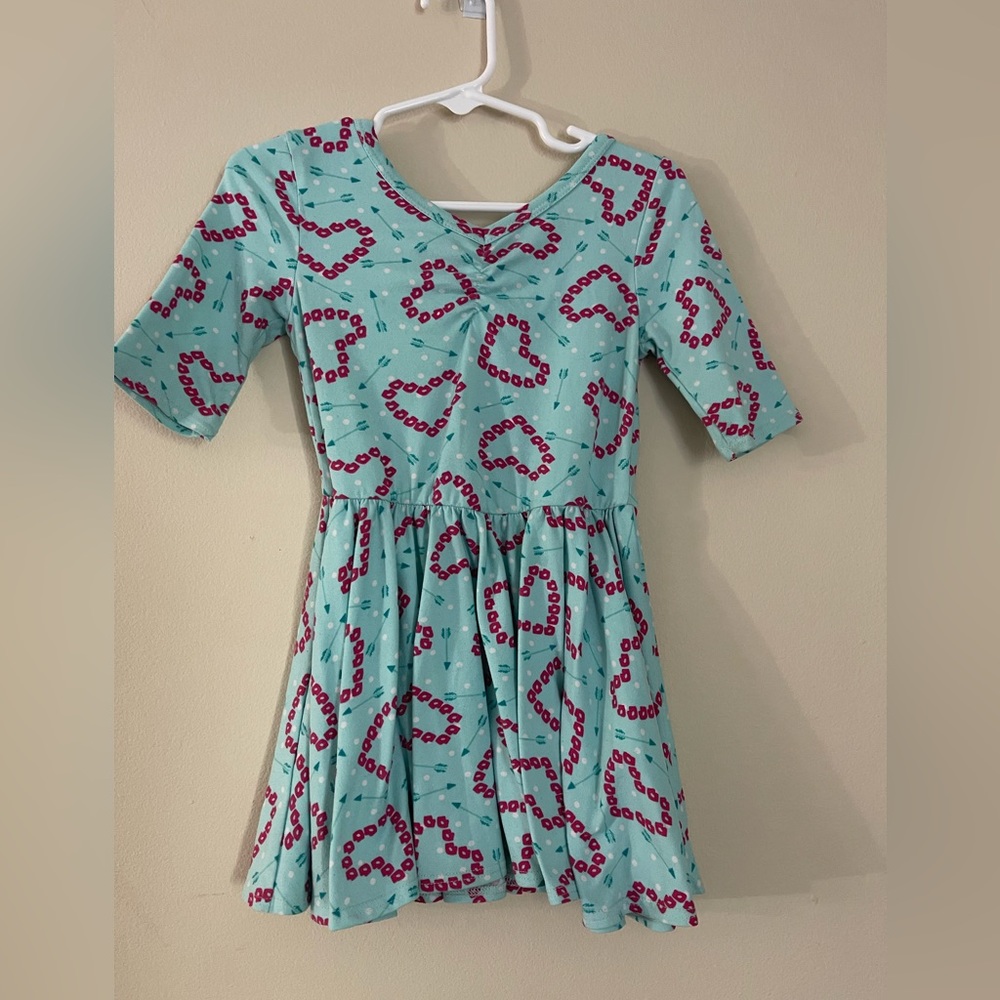 Blue/pink dress